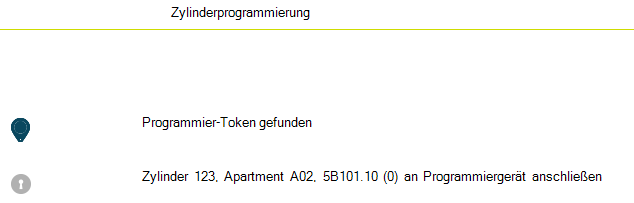 Statusbildschirm programmieren