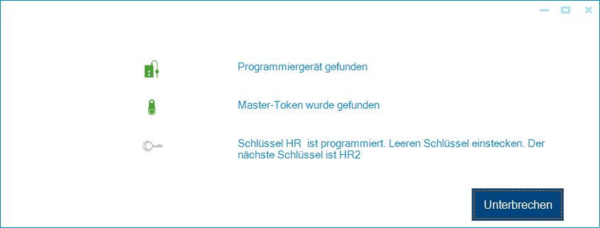 Statusbildschirm programmieren