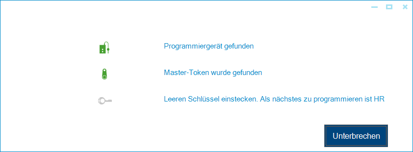 Statusbildschirm programmieren